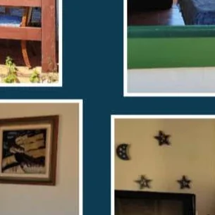 Chalé 1 com TV, frigobar e acesso ao banheiro